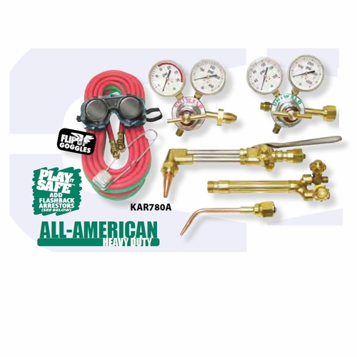 UNIWELD KAR780A / UPC 81102 All American Hvy Duty Cutting and Welding Outfit CGA510 MINIMUM ORDER 3