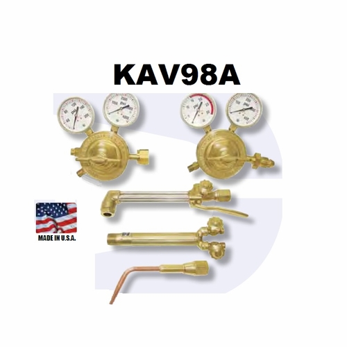 UNIWELD KAV98A-4 / UPC 86006 All American Hvy Duty Cutting and Welding Outfit No Access CGA510 MINIM