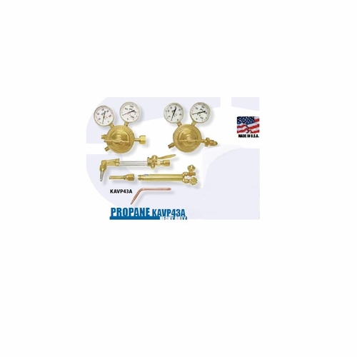 UNIWELD KAVP-43A-4 / UPC 83401 Propane Hvy Duty Cutting & Welding Outfit No Access CGA510 MINIMUM OR