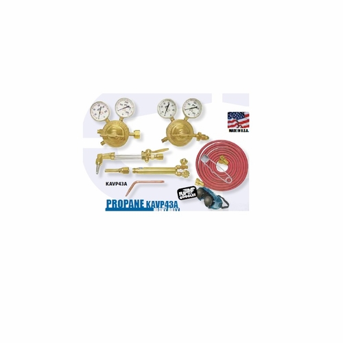 UNIWELD KAVP-43A / UPC 83400 Propane Hvy Duty Cutting & Welding Outfit CGA510 MINIMUM ORDER 3