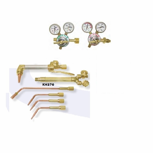 Uniweld Kh370-4 / Upc 87008 All Trades Med Duty Cutting And Welding Outfit No Access Cga510 Minimum
