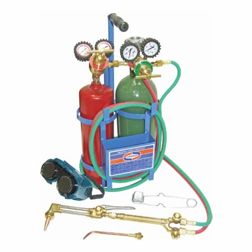 UNIWELD KL250-C-TU / UPC 82051 Uniweld Tote Med Duty Cutting and Welding Outfit w/Metal Stand and Ta