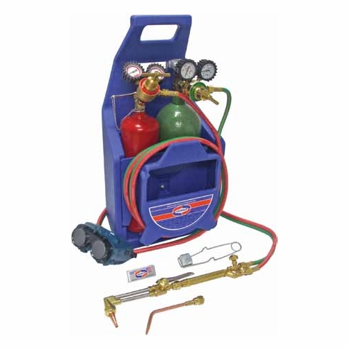 Uniweld Kl250-P-Tu / Upc 82009 Uniweld Tote Med Duty Cutting & Welding Outfit W/Plastic Stand & Tank