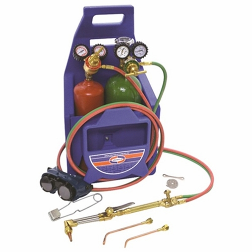 Uniweld Kl550-4P-T Mc-Mastar Weld, Braze, Cut Outfit With 511 Stand & Tanks Upc 82206