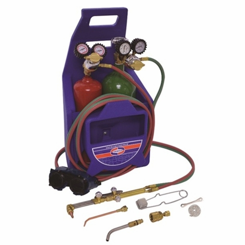 UNIWELD KL71-4P-T MC-PATRIOT WELD, BRAZE, CUT OUTFIT WITH 511 STAND AND TANKS UPC 82325