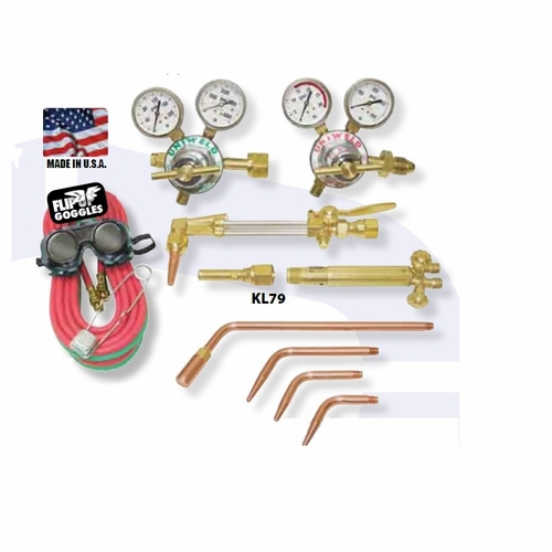 UNIWELD KL79-4 / UPC 84102 All Trades Med Duty Cutting and Welding Outfit No Access CGA510 MINIMUM O