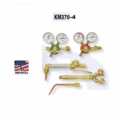 UNIWELD KM370-4-1 / UPC 88003 All American II Med Duty Cutting and Welding Outfit No Access CGA300 M