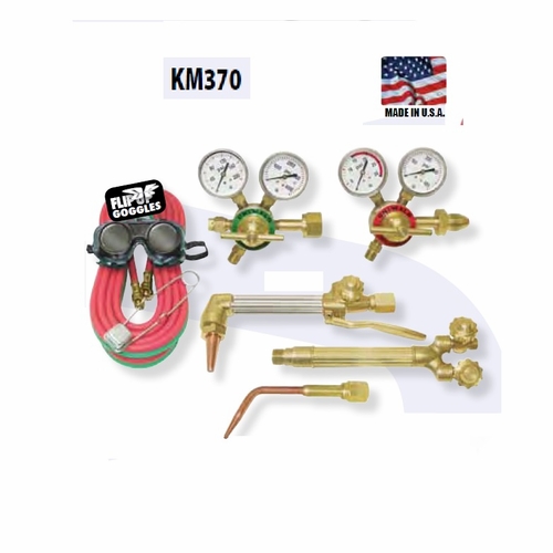 UNIWELD KM370 / UPC 88000 All American II Med Duty Cutting and Welding Outfit CGA510 MINIMUM ORDER 3