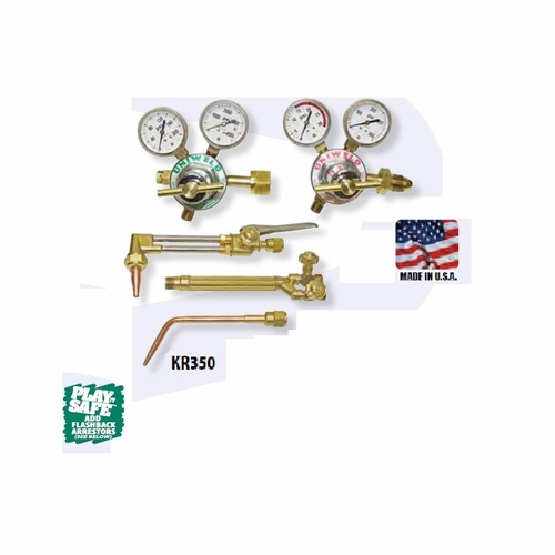 Uniweld Kr350-4Fb / Upc 82186 All American Med Duty Cutting And Welding Outfit No Access W/Fb Arrest