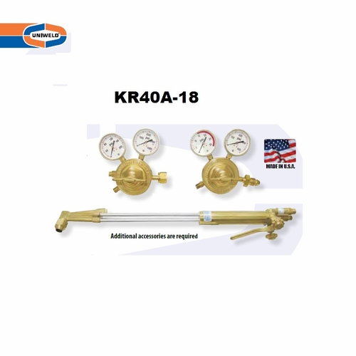 UNIWELD KR40A-18 / UPC 83200 Professional Hvy Duty Cutting and Welding Outfit CGA510 MINIMUM ORDER 2
