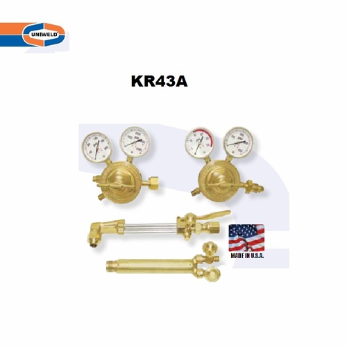 UNIWELD KR43A-1 / UPC 84201 Fabricator Hvy Duty Cutting and Welding Outfit CGA300 MINIMUM ORDER 3