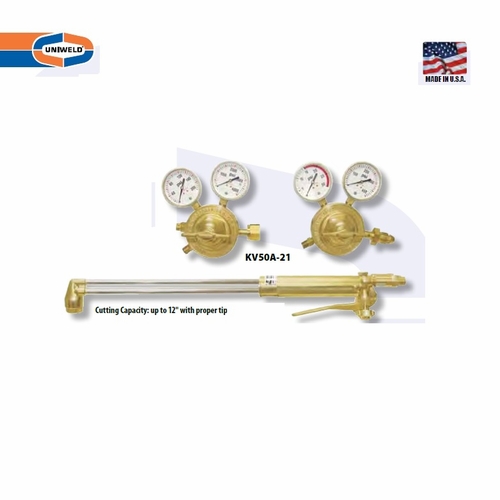 UNIWELD KR50A-21-1 / UPC 86601 Professional Hvy Duty Cutting and Welding Outfit CGA300 MINIMUM ORDER