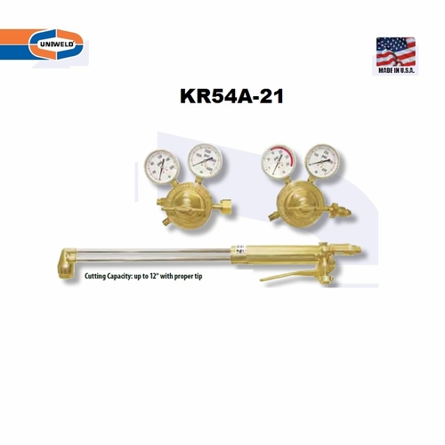 UNIWELD KR54A-21 / UPC 86500 Professional Hvy Duty Cutting and Welding Outfit CGA510 MINIMUM ORDER 2