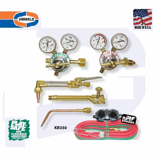 Uniweld Krh350 / Upc 81070 All American Ii Med Duty Cutting And Welding Outfit Cga510 Minimum Order