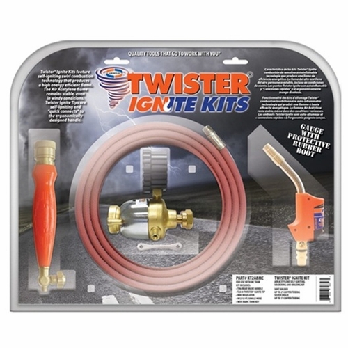 UNIWELD KT2A8MC MC-ACETYLENE TWISTER IGNITE SELF LIGHTING KIT (T2A-8 TIP) UPC 89657