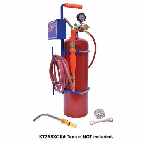 UNIWELD KT2A8XC B-ACETYLENE TWISTER IGNITE SELF LIGHTING KIT WITH 502 CARRYING STAND (T2A-8 & A-5 T