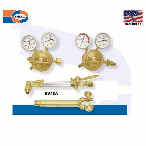 UNIWELD KV43A-1 / UPC 83301 Fabricator Hvy Duty Cutting and Welding Outfit CGA300 MINIMUM ORDER 2