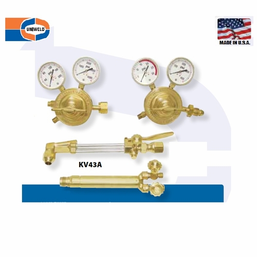 UNIWELD KV43A / UPC 83300 Fabricator Hvy Duty Cutting and Welding Outfit CGA510 MINIMUM ORDER 2