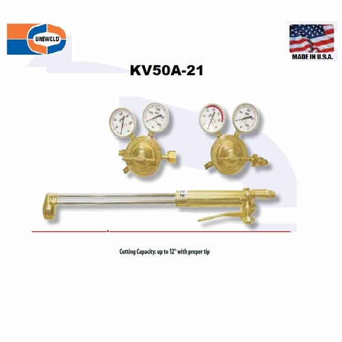 Uniweld Kv50A-21 / Upc 86200 Professional Hvy Duty Cutting And Welding Outfit Cga510 Minimum Order 2