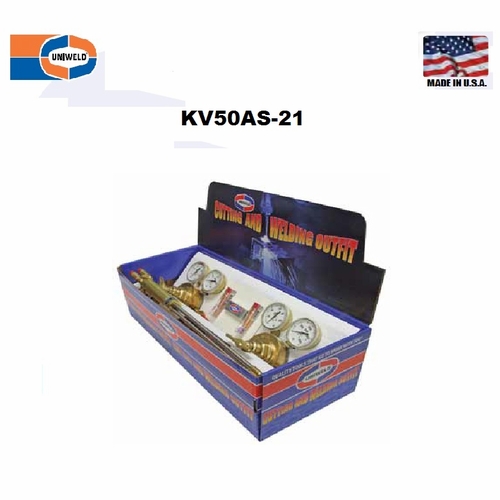 UNIWELD KV50AS-21 / UPC 86205 Scrapper 9-Piece Hvy Duty Cutting Outfit CGA510 MINIMUM ORDER 2