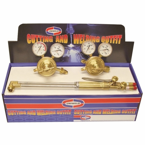 UNIWELD KV830-21 Professional Hvy Duty Cutting and Welding Outfit CGA510 UPC 80100 MINIMUM ORDER 2