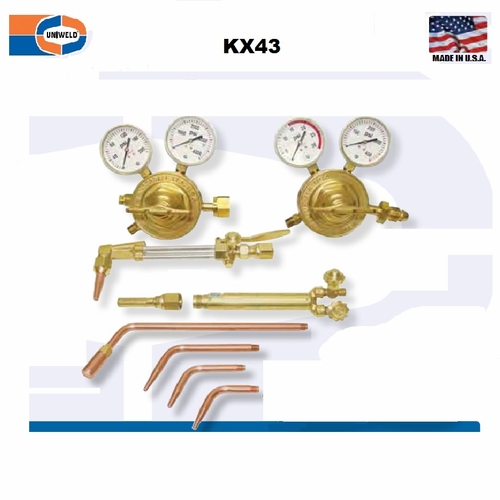 UNIWELD KX43-4 / UPC 83002 Roughneck Hvy Duty Cutting and Welding Outfit No Access CGA510 MINIMUM OR