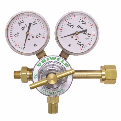 UNIWELD MGR250B MegaReg 1 Stage High Flow Regulator Oxygen 10-250 PSIG - B - RH CGA540