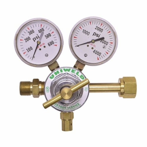 UNIWELD MGR500C MegaReg 1 Stage High Flow Regulator Oxygen 20-500 PSIG - C - RH CGA540