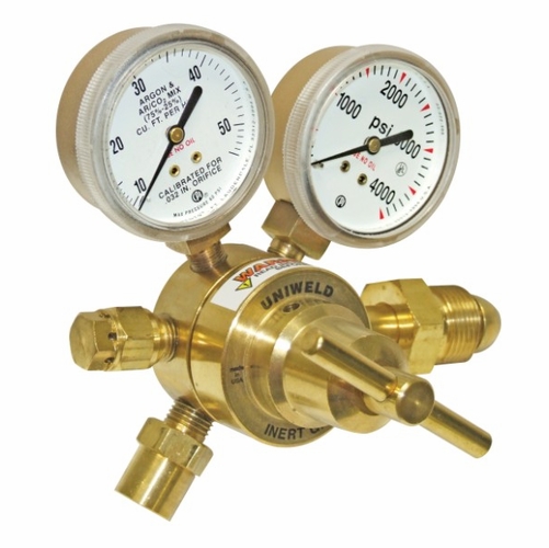 UNIWELD MRFG13 / UPC 12607 Single Gas Calibration Flowgauge Regulator CO2 10-40 SCFH CGA320 MINIMUM