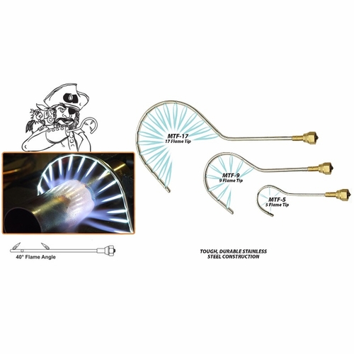 UNIWELD MTFM-4 / UPC 30577 MAP//Pro /Propane Cap foot n Hook 9-Flame Tip MINIMUM ORDER 1