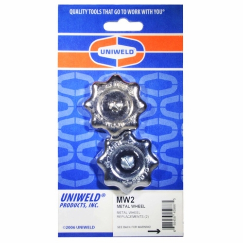 Uniweld Mw2 (2) Metal Manifold Wheels - D-Pkg. Upc 45986