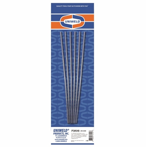 UNIWELD P3KH9 UNI-4200 ALUMINUM KIT, 1/8 inch x 9 inch UPC 61220