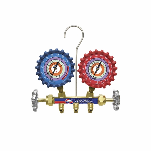 Uniweld Qs4L 2-V Brass Manifold, Lpf (No Hoses) Upc 47500