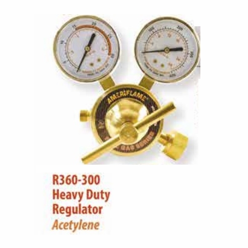 UNIWELD R360-300  Heavy Duty Acetylene Regulator, CGA300