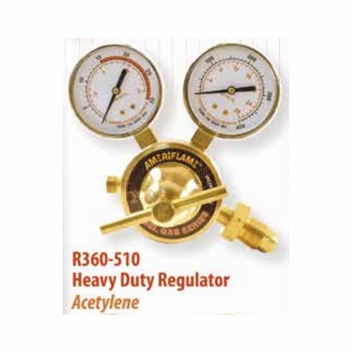 UNIWELD R360-510 Heavy Duty Acetylene Regulator, CGA510