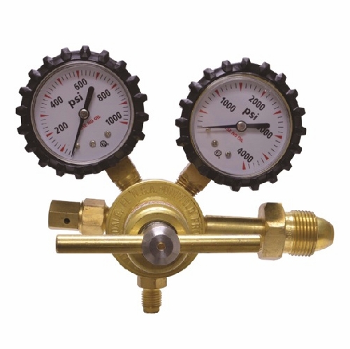 UNIWELD RHP800 Special Purpose Regulator Nitrogen w/Gauge Boots 50-800 PSIG CGA580