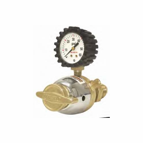 UNIWELD RLPB / UPC 12015 Lt Duty 1 Stage Regulator LP & Fuel/Gas w/Gauge Boot 2-40 PSIG inch B inch