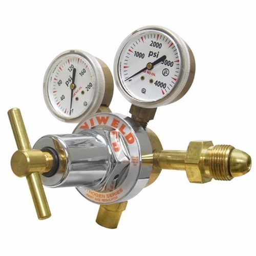 UNIWELD RUH8215 Med Duty 1 Stage Regulator w/2 inch Gauges Nitrogen 5-125 PSIG UPC 11009