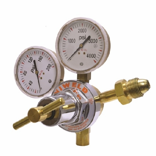 UNIWELD RUH8315 Med Duty 1 Stage Regulator w/2.5 inch Gauges Nitrogen 5-125 PSIG UPC 11709