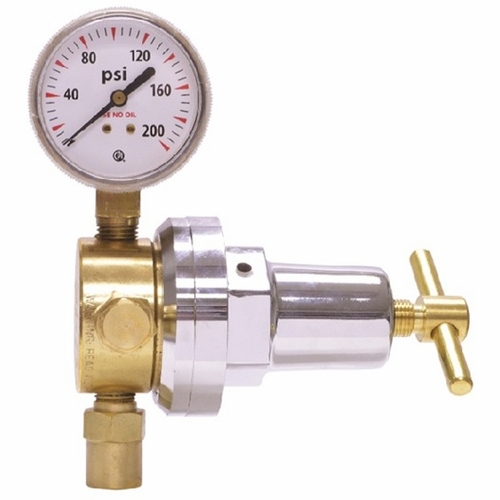 UNIWELD RUHL8215 Med Duty 1 Stage Line Regulator Nitrogen 5-125 PSIG 5/8 inch -18 RH CGA UPC 11205