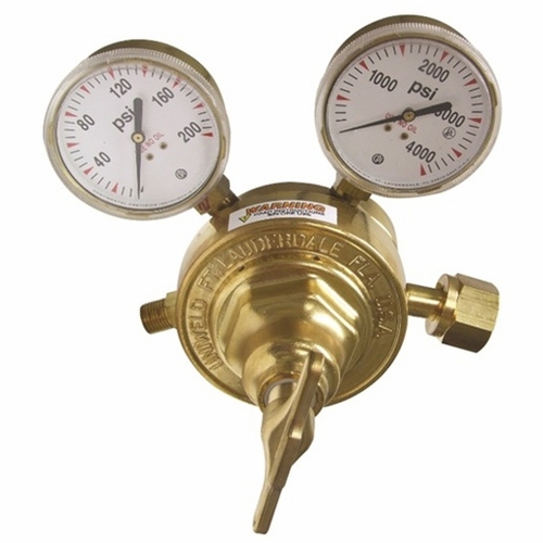 Uniweld Rvt8010  Heavy Duty 2 Stage Regulator  O2 5-125 Psig  B Rh Cga540 Upc 10100
