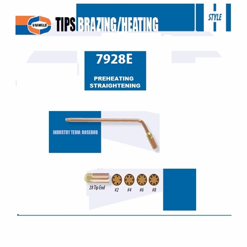 Uniweld Type7928E-2 / Upc 31750 Oxyacetylene Tip Elbow Number 2  Minimum Order 1