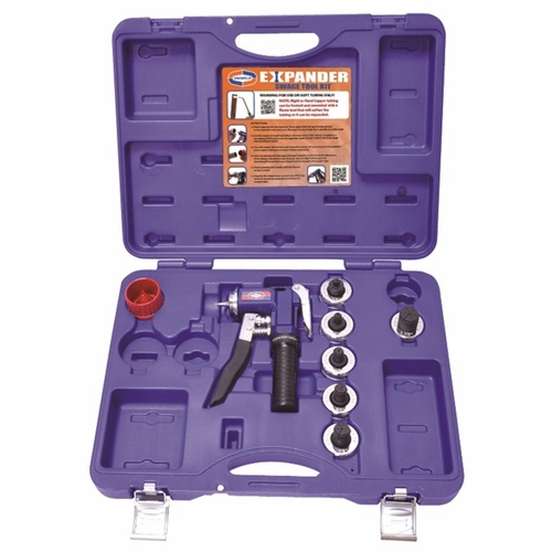 UNIWELD UEK1 EXPANDER SWAGE TOOL KIT 3/8 , 1/2 , 5/8 , 3/4 , 7/8, 1-1/8 inch AND DEBURRING TOOL