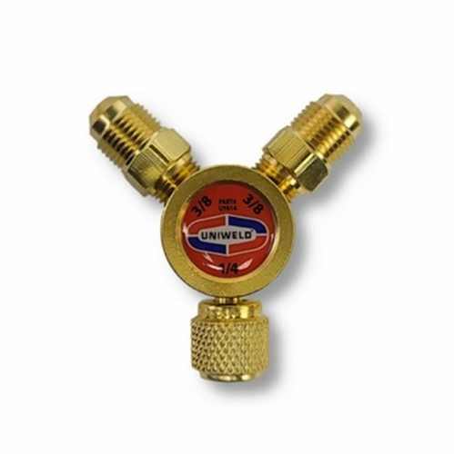 Uniweld Uya14  Maxevac  Y Adapter, 1/4 Inch  Ff X (2) 3/8 Inch  Mf Assembly Upc 92905