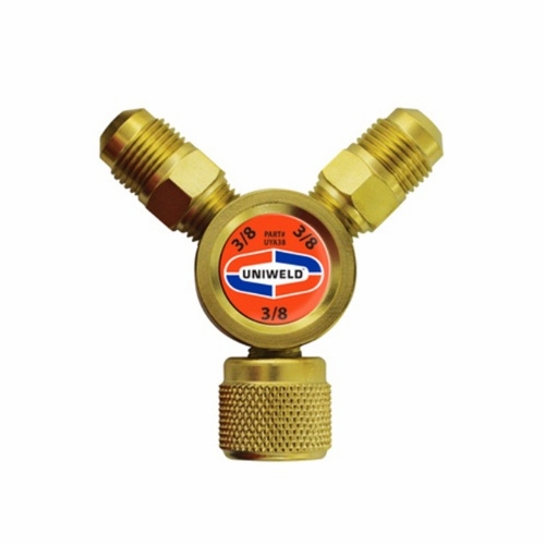 Uniweld Uya38  Maxevac  Y Adapter, 3/8 Inch  Ff X (2) 3/8 Inch  Mf Assembly Upc 92906