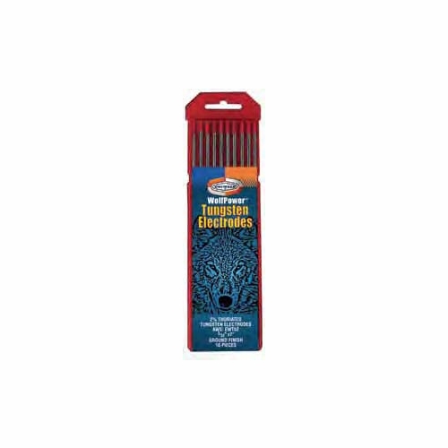 UNIWELD W2DH9 / UPC 2% Thoriated Tungsten 1/8 inch x 7 inch Pkg 10 MINIMUM ORDER 1