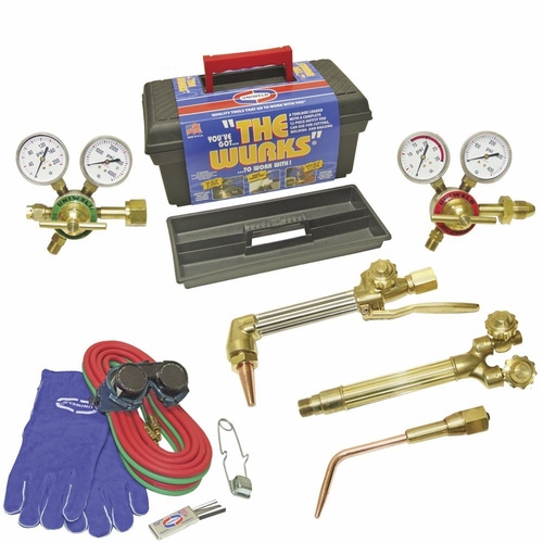 Uniweld Wurks-A / Upc 88004 The Wurks Med Duty Cutting And Welding Outfit Cga510 Minimum Order 4