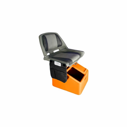 UTECK 55430-SS-POC-OR Ergo Seat with Tool Pocket (1) - Orange 1 es Splicing Seats: Ergonomic