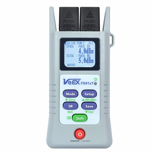 Veex Fx41Xt Pon Terminated Power Meter, 1G/10G - 1490/1577Nm With Vfl