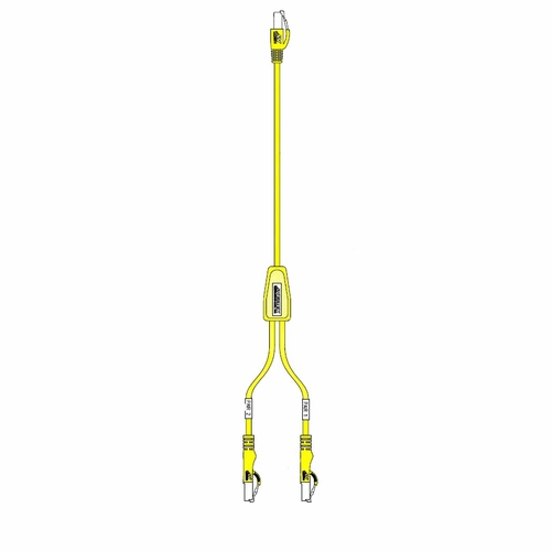 WESTEK TC-153396/6 REPLACEMENT CORD FOR HST3000 RJ45 LCB to Y (2) RJ11 LSE 6 foot